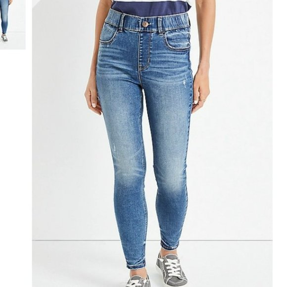 NWT Pull On Super High Rise Jegging XL Long - Picture 1 of 6